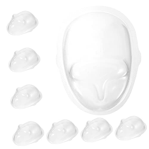 Supvox 10 Stück PVC Puppenmaske Realistische Puppenmaske Vollständige Gesichtsmaske Mini Puppenmasken DIY Herstellungszubehör Display Gesichtsabdeckung Spielzeugmaske Kreative von Supvox