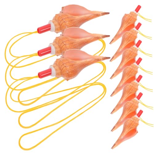 Supvox 10 Stück Schraubenwinkelpfeife Pfeifen für Muschelpfeife für Muschelpfeife Gefälligkeiten pfeifen Trainingspfeife Pfeife Hülse von Supvox