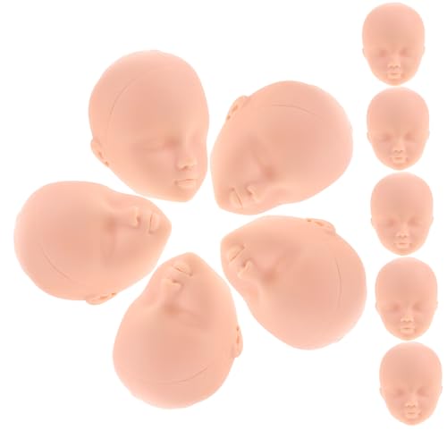 Supvox 10 Stück Teiliges Kunststoff Puppenköpfe zum Basteln Leichte DIY Doll Heads für Dekoration Puppen Zubehör Handliche Köpfe für Kreative Puppenbauprojekte Supvox 10 Stück Teiliges Kunststoff Puppenköpfe zum Basteln Leichte DIY Doll Heads für Dekoration Puppen Zubehör Handliche Köpfe für Kreative Puppenbauprojekte von Supvox