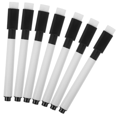 Supvox 10 Stück Teiliges Magnetisches Whiteboard Marker Abwischbar Farbenfrohe Wasserbasierte Whiteboard Stifte mit Schwarzer Mine Sicherer Kunststoff Haftet Stark Metallflächen für Büro von Supvox