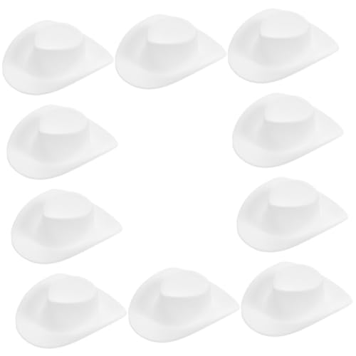 Supvox 10 Stück Teiliges Mini Cowboyhüte aus Stabilem Leichte Miniatur Puppenhüte zum Basteln und Dekorieren DIY Ersatz Hüte für Puppen Kreative Western Deko für Sammler Supvox 10 Stück Teiliges Mini Cowboyhüte aus Stabilem Leichte Miniatur Puppenhüte zum Basteln und Dekorieren DIY Ersatz Hüte für Puppen Kreative Western Deko für Sammler von Supvox