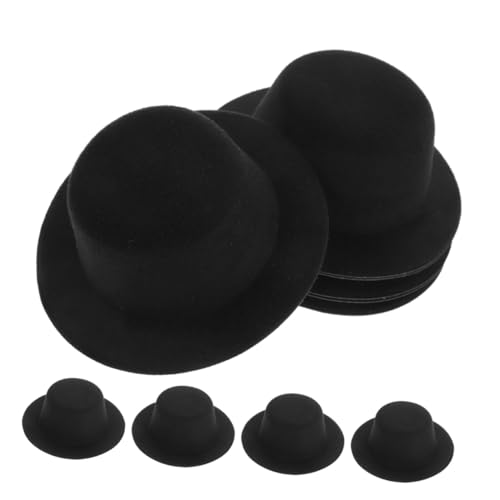 Supvox 10 Stück Teiliges Mini Top Hat Kleine Schwarze für DIY Bastelprojekte Haustier und Puppenhüte Leichtes Material Vielseitig für Festliche Dekorationen und Kreative Anwendungen Supvox 10 Stück Teiliges Mini Top Hat Kleine Schwarze für DIY Bastelprojekte Haustier und Puppenhüte Leichtes Material Vielseitig für Festliche Dekorationen und Kreative Anwendungen von Supvox