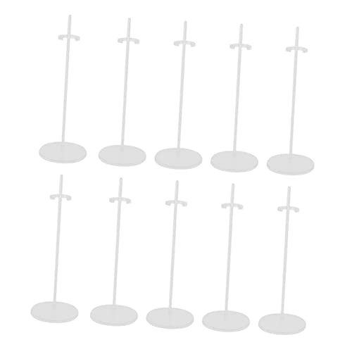 Supvox 10 Stück Teiliges Puppenständer aus Kunststoff Transparente Halterung für Puppen Figuren und Modelle für Regal oder Vitrine zur Stilvollen Präsentation Supvox 10 Stück Teiliges Puppenständer aus Kunststoff Transparente Halterung für Puppen Figuren und Modelle für Regal oder Vitrine zur Stilvollen Präsentation von Supvox