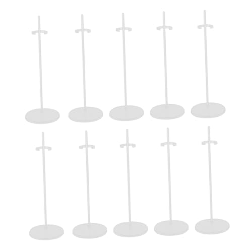 Supvox 10 Stück Teiliges Transparentes Puppenständer Breiter Basis Stabiler Kunststoff Halter für Puppen als Doll Display Support und Doll Storage Holder für Sammler Supvox 10 Stück Teiliges Transparentes Puppenständer Breiter Basis Stabiler Kunststoff Halter für Puppen als Doll Display Support und Doll Storage Holder für Sammler von Supvox