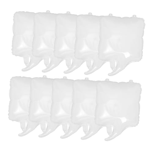 Supvox 10 Stück Weiße Quadratische Folienballons Wiederverwendbare und Leichte Aluminiumballons für Hochzeiten Geburtstagsfeiern und Festdekorationen Supvox 10 Stück Weiße Quadratische Folienballons Wiederverwendbare und Leichte Aluminiumballons für Hochzeiten Geburtstagsfeiern und Festdekorationen von Supvox