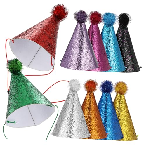 Supvox 10 Stück dreieckiger Hut Kind Mini-Geburtstagshüte geburtstag kopfbedeckung Geburtstagsparty-Hut Material Partykegelhüte Partyhüte Neujahrskegelhüte Polyester Supvox 10 Stück dreieckiger Hut Kind Mini-Geburtstagshüte geburtstag kopfbedeckung Geburtstagsparty-Hut Material Partykegelhüte Partyhüte Neujahrskegelhüte Polyester von Supvox