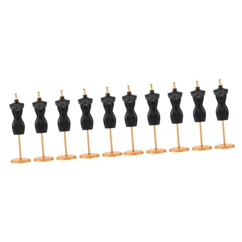 Supvox 10 Teiliges Mannequin Puppenständer Kleiderhalter für Puppenkleidung und Accessoires Realistischer DIY Halter für Puppenhaus Dekoration und Kinderspielzeug Supvox 10 Teiliges Mannequin Puppenständer Kleiderhalter für Puppenkleidung und Accessoires Realistischer DIY Halter für Puppenhaus Dekoration und Kinderspielzeug von Supvox