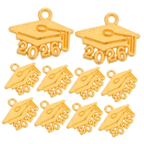 Supvox 100 Stück Alloy Graduation Cap Anhänger Diy Quasten Charms für Abschlussfeier Abschluss Schlüsselanhänger und Schmuck für Kreative und Deko Supvox 100 Stück Alloy Graduation Cap Anhänger Diy Quasten Charms für Abschlussfeier Abschluss Schlüsselanhänger und Schmuck für Kreative und Deko von Supvox