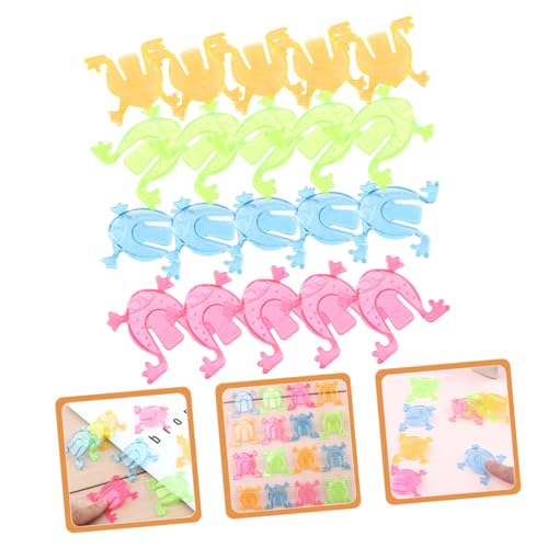 Supvox 100 Stück Teiliges Hüpf froschspielzeug für Lustige Mini Tiere Springende Frösche in Zufälligen Farben für Geburtstagsfeiern Partys Schulspiele und Zufällige Farbe Zufällige Farbe von Supvox