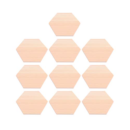 Supvox 10Pcs Holz Sechseck Formen Unvollendete Holzausschnitt Formen Scheiben Leere Holzverzierungen für Handwerk Malerei Scrapbooking Größe 5 Supvox 10Pcs Holz Sechseck Formen Unvollendete Holzausschnitt Formen Scheiben Leere Holzverzierungen für Handwerk Malerei Scrapbooking Größe 5 von Supvox