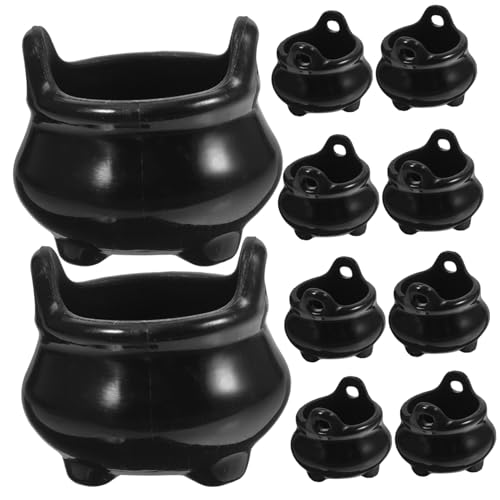 Supvox 10Stücke Mini Hexen Kessel Teilig Hexen Cauldron Für Halloween Deko Für Puppenhaus Desktop Und DIY Süßigkeitenbeutel Füllstoffe Robustes Kunststoffmaterial Supvox 10Stücke Mini Hexen Kessel Teilig Hexen Cauldron Für Halloween Deko Für Puppenhaus Desktop Und DIY Süßigkeitenbeutel Füllstoffe Robustes Kunststoffmaterial von Supvox