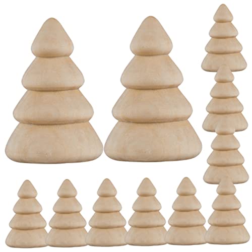 Supvox 10Stücke Mini Holz Dekorationen DIY Unvollendete Holzfiguren Für Kreative Weihnachtsdekoration Für Bastelprojekte Und Heimwerkerbedarf Supvox 10Stücke Mini Holz Dekorationen DIY Unvollendete Holzfiguren Für Kreative Weihnachtsdekoration Für Bastelprojekte Und Heimwerkerbedarf von Supvox