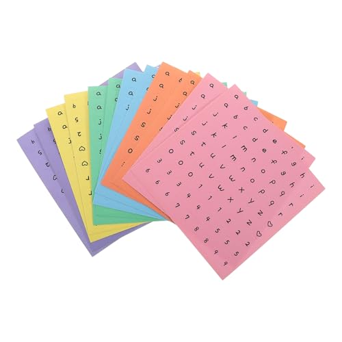 Supvox 12 Blatt Selbstklebende Alphabet Zahlen Aufkleber für Scrapbooking Kreative DIY Projekte und Dekoration von Grußkarten Bunte Handlettering Sticker für Notizbücher und Planner Supvox 12 Blatt Selbstklebende Alphabet Zahlen Aufkleber für Scrapbooking Kreative DIY Projekte und Dekoration von Grußkarten Bunte Handlettering Sticker für Notizbücher und Planner von Supvox