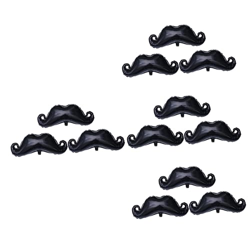 Supvox 12 Stck Teiliges Aluminium Folienballon Schnurrbart Design Aufblasbar Luftballons für Partydeko Kindergeburtstag Schwarz Kreative Festtagsdekoration Supvox 12 Stck Teiliges Aluminium Folienballon Schnurrbart Design Aufblasbar Luftballons für Partydeko Kindergeburtstag Schwarz Kreative Festtagsdekoration von Supvox