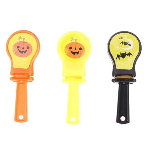 Supvox 12 Stück Halloween-handklatscher-krachmacher, Klatschgerät aus Kunststoff mit Kürbis-aufdruck, Handklatscher für Partybedarf Und Geschenke Supvox 12 Stück Halloween-handklatscher-krachmacher, Klatschgerät aus Kunststoff mit Kürbis-aufdruck, Handklatscher für Partybedarf Und Geschenke von Supvox