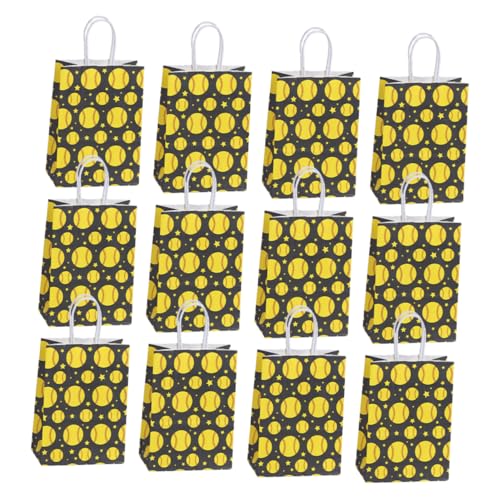 Supvox 12 Stück Süßigkeiten-Geschenktüte Baseball-Partytaschen Baseball-Goodie-Bags Partygeschenkbeutel Baseball-Papiertüten Baseball-Leckerli-Taschen Kraftpapier Supvox 12 Stück Süßigkeiten-Geschenktüte Baseball-Partytaschen Baseball-Goodie-Bags Partygeschenkbeutel Baseball-Papiertüten Baseball-Leckerli-Taschen Kraftpapier von Supvox