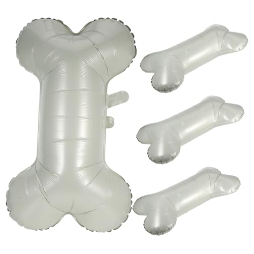 Supvox 12 Stück Teiliges Aluminiumfolie Luftballon Knochenform Beige Partydeko für Hundegeburtstag Stabile Folienballons Große Deko für Haustierfeiern und Fotohintergrund Supvox 12 Stück Teiliges Aluminiumfolie Luftballon Knochenform Beige Partydeko für Hundegeburtstag Stabile Folienballons Große Deko für Haustierfeiern und Fotohintergrund von Supvox