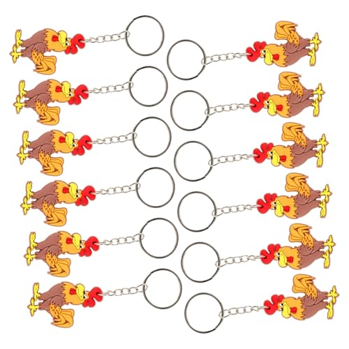 Supvox 12 Stück Teiliges Hahnen Schlüsselanhänger Tierfigur Party Mitgebsel Charm Anhänger für Taschen Deko Glücksbringer Geschenkidee Leicht Langlebig Supvox 12 Stück Teiliges Hahnen Schlüsselanhänger Tierfigur Party Mitgebsel Charm Anhänger für Taschen Deko Glücksbringer Geschenkidee Leicht Langlebig von Supvox
