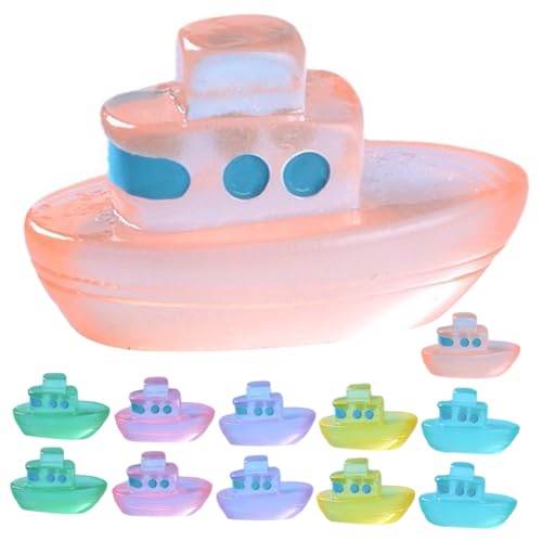 Supvox 12 Stück Teiliges Mini Boot Deko aus Resin Leuchtende Miniatur Boote für Puppenhaus Garten und DIY Mikrolandschaft Wetterfeste Tischdekoration Design für Outdoor und Indoor Supvox 12 Stück Teiliges Mini Boot Deko aus Resin Leuchtende Miniatur Boote für Puppenhaus Garten und DIY Mikrolandschaft Wetterfeste Tischdekoration Design für Outdoor und Indoor von Supvox