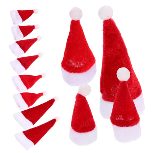 Supvox 12 Stück Teiliges Set Weihnachtsmützen für Weinflaschen Anpassbare Tischdeko für Festliche Anlässe Niedliche Weihnachtsmützen zur Dekoration von Getränken Geschenkidee Supvox 12 Stück Teiliges Set Weihnachtsmützen für Weinflaschen Anpassbare Tischdeko für Festliche Anlässe Niedliche Weihnachtsmützen zur Dekoration von Getränken Geschenkidee von Supvox