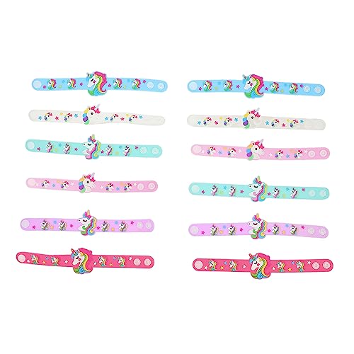 Supvox 12 Stück einhorn armband Einhörner Schlagarmband Einhorn-Armbänder armbänder für party deko Party-Einhorn-Armbandketten Einhorn-Stern-Armband weiches Gummi Supvox 12 Stück einhorn armband Einhörner Schlagarmband Einhorn-Armbänder armbänder für party deko Party-Einhorn-Armbandketten Einhorn-Stern-Armband weiches Gummi von Supvox