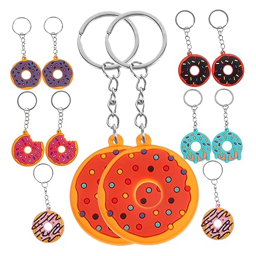 Supvox 12Stücke Donut Schlüsselanhänger Aus Dessert Motive Für Taschen Rucksäcke Und Schlüssel Als Partygeschenk Oder Dekoration Für Geldbörsen Supvox 12Stücke Donut Schlüsselanhänger Aus Dessert Motive Für Taschen Rucksäcke Und Schlüssel Als Partygeschenk Oder Dekoration Für Geldbörsen von Supvox