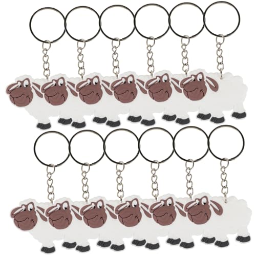 Schaf SchlüSselanhäNger Set - 12 StüCk SüßE Tier Deko FüR Jungen Und MäDchen Ideal FüR Party Geschenke Und Preise Schaf SchlüSselanhäNger Set - 12 StüCk SüßE Tier Deko FüR Jungen Und MäDchen Ideal FüR Party Geschenke Und Preise von Supvox