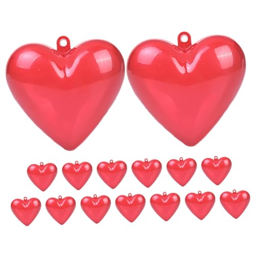 Supvox 15 . Teiliges Transparente Herz Geschenkboxen aus Kunststoff Befüllbare Aufbewahrungsboxen für Hochzeit Valentinstag Party und DIY Dekoration Praktische und Elegante Herz Supvox 15 . Teiliges Transparente Herz Geschenkboxen aus Kunststoff Befüllbare Aufbewahrungsboxen für Hochzeit Valentinstag Party und DIY Dekoration Praktische und Elegante Herz von Supvox