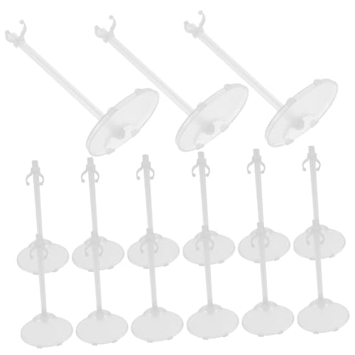 Supvox 15 Stück Teiliges Transparentes Puppenständer mit Breiter Basis Robustem Kunststoff Stabiler Halterung und Taillensupport für Dekorative Doll Display Ständer zum Schutz Sicheren Supvox 15 Stück Teiliges Transparentes Puppenständer mit Breiter Basis Robustem Kunststoff Stabiler Halterung und Taillensupport für Dekorative Doll Display Ständer zum Schutz Sicheren von Supvox