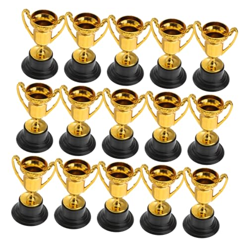 Supvox 15 Stück kleines Trophäenspielzeug Mini-Trophäenbecher Trophäenpreis Karnevalstrophäe Party mit Plus Plastiktrophäen belohnen Plastiktrophäen für das Büro Golden Supvox 15 Stück kleines Trophäenspielzeug Mini-Trophäenbecher Trophäenpreis Karnevalstrophäe Party mit Plus Plastiktrophäen belohnen Plastiktrophäen für das Büro Golden von Supvox