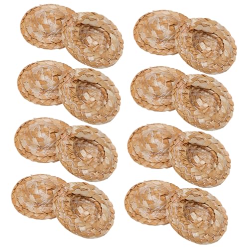 Supvox 16 Stück Teiliges Kleine Handgewebte Strohhüte Dekorative Puppenhüte aus Natürlichem Stroh Leichte DIY Requisiten für Fotos Partys und Puppen Sichere Geruchsfreie Hutverzierung Supvox 16 Stück Teiliges Kleine Handgewebte Strohhüte Dekorative Puppenhüte aus Natürlichem Stroh Leichte DIY Requisiten für Fotos Partys und Puppen Sichere Geruchsfreie Hutverzierung von Supvox