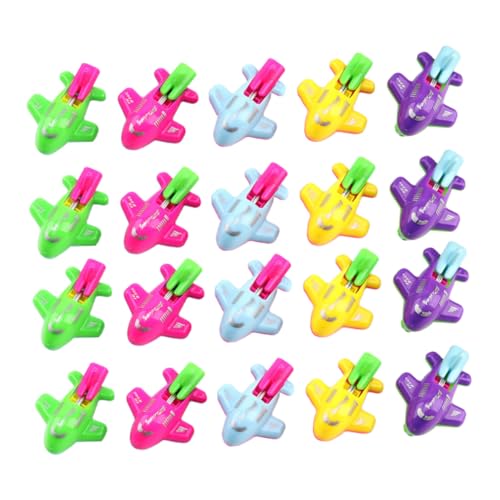 Supvox 16 Stück Teiliges Mini Pfeifenflugzeug für Leichtes Tragbares Impulsspielzeug für Indoor und Outdoor Spielspaß Farblich Sortiert Aufmerksamkeitsfördernd Zufällige Zufällige Farbe von Supvox