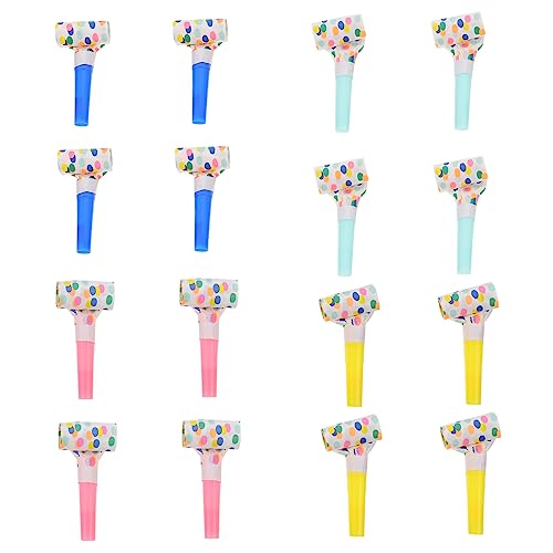 Supvox 16 Stück Teiliges Party Bläser Set Bunte Tröten mit Pfeife Laute Cheer Horns für Geburtstag Kinderfasching Weihnachtsfest Umweltfreundlich Party Accessoires zum Anfeuern Supvox 16 Stück Teiliges Party Bläser Set Bunte Tröten mit Pfeife Laute Cheer Horns für Geburtstag Kinderfasching Weihnachtsfest Umweltfreundlich Party Accessoires zum Anfeuern von Supvox