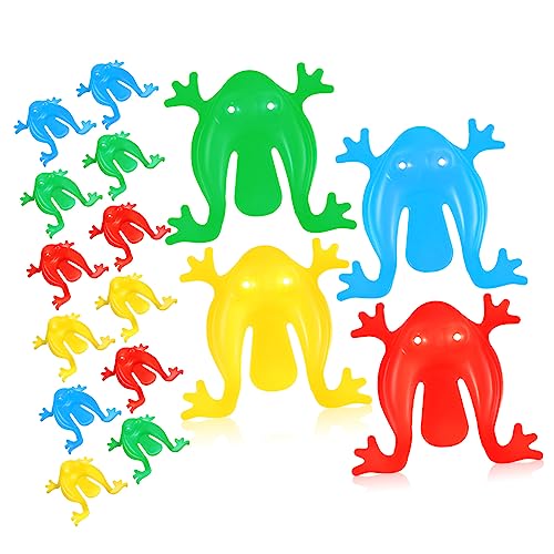 Supvox 16 Stück Teiliges Springfrosch aus Bunte Hüpfende Frösche für Motorische Leichte Tragbare Hüpfspielzeuge als Partygeschenk für Jungen und Mädchen Supvox 16 Stück Teiliges Springfrosch aus Bunte Hüpfende Frösche für Motorische Leichte Tragbare Hüpfspielzeuge als Partygeschenk für Jungen und Mädchen von Supvox