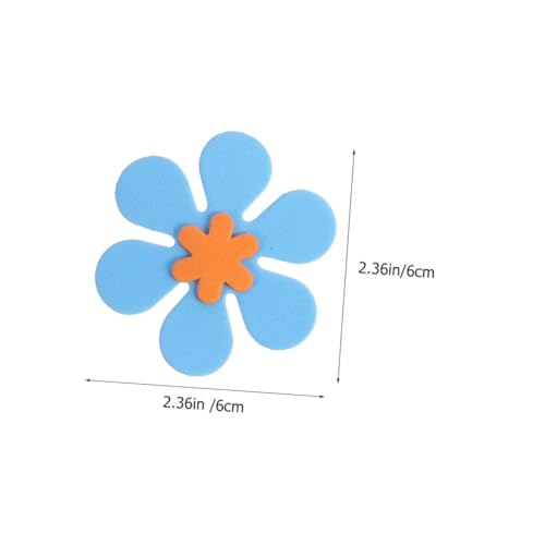 Supvox 160 Stück Teiliges Eva Schaumstoff Sticker Blumenform Bunte Cartoon Wanddeko Selbstklebend Abnehmbar für DIY und Kreative Raumgestaltung Zufällige Farbe Zufällige Farbe von Supvox