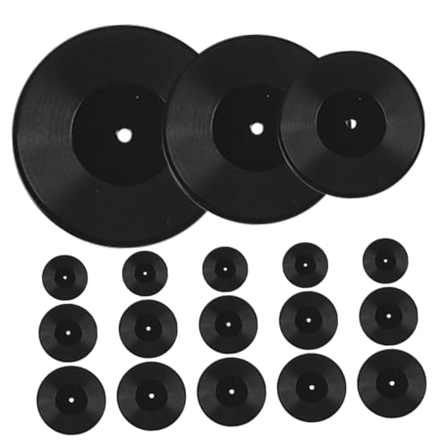 Supvox 18 Stück Mini-vinylmodell Dekorativ Realistisch Empfindlich Artikel Miniaturen Puppe Stütze Figur Vinyl- Dekorationen Musik Aufzeichnen - Plattendekor Black Plastik Supvox 18 Stück Mini-vinylmodell Dekorativ Realistisch Empfindlich Artikel Miniaturen Puppe Stütze Figur Vinyl- Dekorationen Musik Aufzeichnen - Plattendekor Black Plastik von Supvox