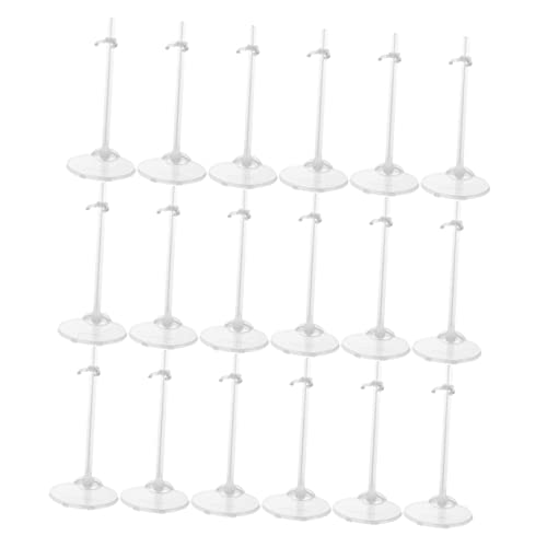 Supvox 18 Stück Puppenständer Stützständer Ausstellungsständer Präsentationsständer Ständer Für Figuren Display Stützständer Modell Stützständer Transparenter Kunststoff von Supvox