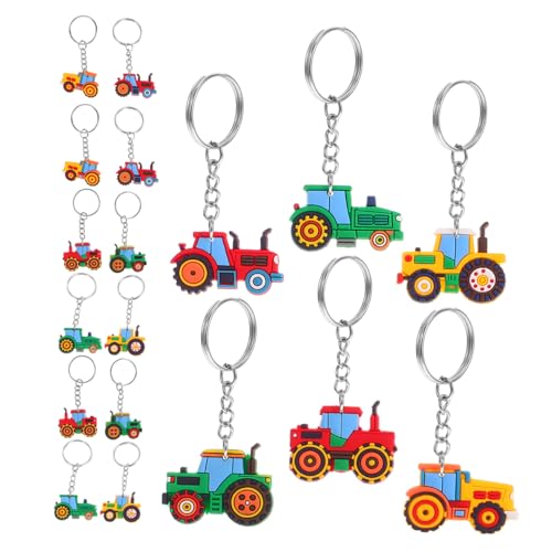 Supvox 18 Stück Teiliges Traktor Schlüsselanhänger Baufahrzeug Anhänger Kinderparty Farmfahrzeug Schlüsselringe Bunte Landwirtschaftliche Fahrzeuganhänger für Erntefeste und Supvox 18 Stück Teiliges Traktor Schlüsselanhänger Baufahrzeug Anhänger Kinderparty Farmfahrzeug Schlüsselringe Bunte Landwirtschaftliche Fahrzeuganhänger für Erntefeste und von Supvox