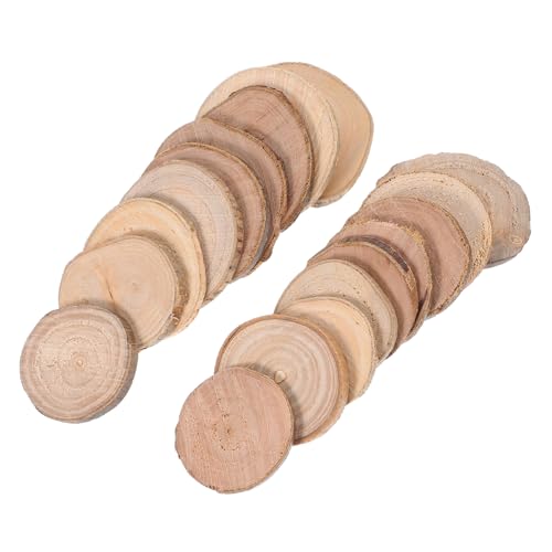 Supvox 18 Stück Unlackierte Holzscheiben für Diy Projekte Natürliche Runde Holzformen für Heimdekoration Gartenlandschaft und Handgefertigte Kunstwerke Supvox 18 Stück Unlackierte Holzscheiben für Diy Projekte Natürliche Runde Holzformen für Heimdekoration Gartenlandschaft und Handgefertigte Kunstwerke von Supvox