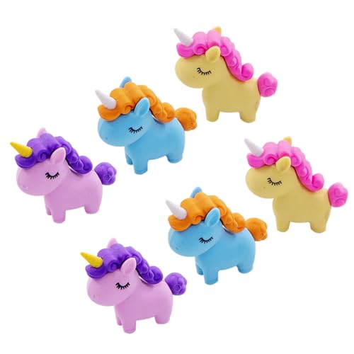 Supvox 18 Stücke Einhorn Radiergummi Radiergummis Einhorn Form Radiergummi Zufällige Farbe Supvox 18 Stücke Einhorn Radiergummi Radiergummis Einhorn Form Radiergummi Zufällige Farbe von Supvox