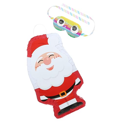 Supvox 1Satz Weihnachtsmann Pinata mit Augenmaske Dekorative Weihnachts Pinata für Kindergeburtstag Familienfeiern und Festliche Anlässe Teiliges für Unvergesslichen Spaß Supvox 1Satz Weihnachtsmann Pinata mit Augenmaske Dekorative Weihnachts Pinata für Kindergeburtstag Familienfeiern und Festliche Anlässe Teiliges für Unvergesslichen Spaß von Supvox