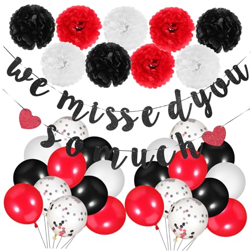 Supvox 1Satz Willkommen Zuhause Dekorationsset Banner Luftballons Stilvolle Party Dekoration Für Einweihungen Geburtstage Feiern Sichere Materialien von Supvox