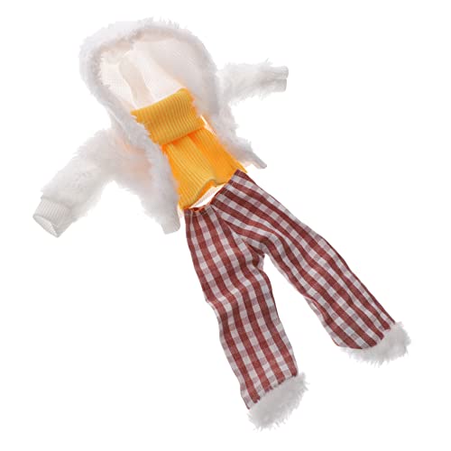 Supvox 1Satz Zartes Puppenkleid Für Puppen Wiederverwendbare Dekorative Kleidung Mit Karomuster Für Puppenliebhaber von Supvox