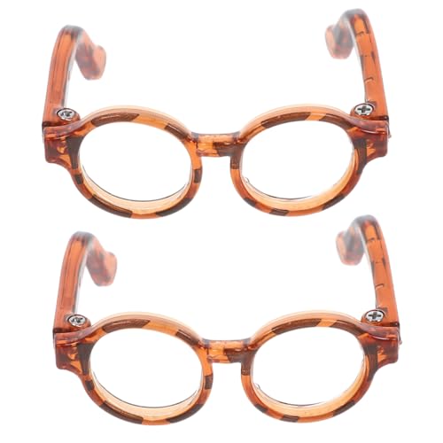 Supvox 2 Paare Mini -Brillen -Puppenzubehör kleine Brille Lesebrille für Puppen Puppenbrillen Kostümzubehör für Minipuppen Puppensonnenbrille aus Plastik Puppen-Foto-Requisiten Leopard Supvox 2 Paare Mini -Brillen -Puppenzubehör kleine Brille Lesebrille für Puppen Puppenbrillen Kostümzubehör für Minipuppen Puppensonnenbrille aus Plastik Puppen-Foto-Requisiten Leopard von Supvox