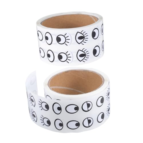 Supvox 2 Rollen Selbstklebende Wackelaugen Aufkleber Cartoon Augen Sticker für DIY Basteln Scrapbooking Kreative Dekoration Spaß Zubehör Supvox 2 Rollen Selbstklebende Wackelaugen Aufkleber Cartoon Augen Sticker für DIY Basteln Scrapbooking Kreative Dekoration Spaß Zubehör von Supvox