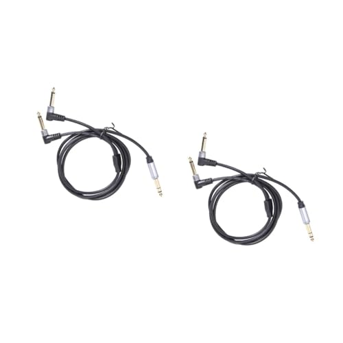 Supvox 2 Stck. Gitarrenadapterkabel Langes Audiokabel für Elektrische Gitarren und Audioequipment Langlebig und Vielseitig Einsetzbar für Musiker und Soundliebhaber von Supvox