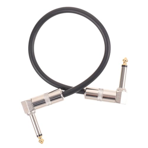 Supvox 2 Stück Flache Gitarren Effektkabel Silber Elektrische Gitarren Patchkabel Mit Hoher Zuverlässigkeit Für Musikinstrumente Effektgeräte von Supvox