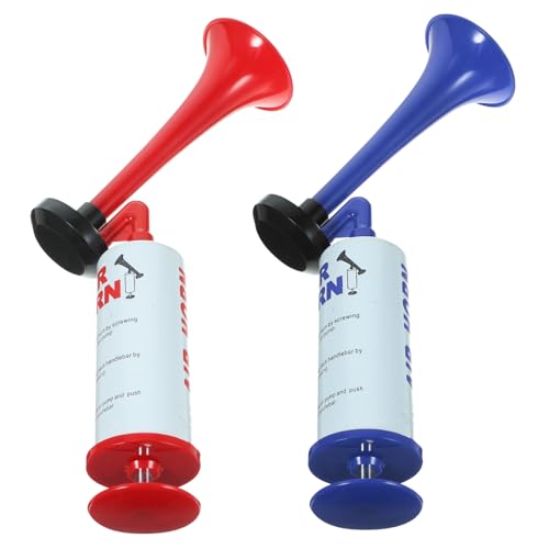 Supvox 2 Stück Handliches Air Horn Lauter Handpumpen Pfeife für Fußballfans Sportveranstaltungen Partys und Festivals zum Anfeuern und Feiern Rot und Blau Supvox 2 Stück Handliches Air Horn Lauter Handpumpen Pfeife für Fußballfans Sportveranstaltungen Partys und Festivals zum Anfeuern und Feiern Rot und Blau von Supvox