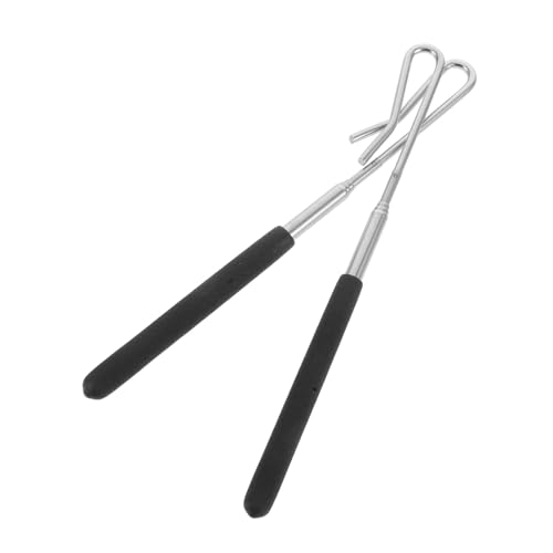 Supvox 2 Stück Handpuppen-Joystick Puppenstab-zubehör Steuerung des Puppenarms Handpuppenwerkzeuge Marionettenarmstangen Handpuppenzubehör Puppenstab Aus Metall Handpuppenstangen Plastik von Supvox