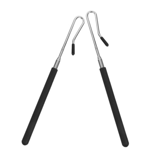 Supvox 2 Stück Handpuppen-Joystick Stange handhaben Kind Puppenarme jr puppenspielzeug Handpuppen Steuerungsstab Steuerung mit Marionettengriff Positionierung des Puppenarms Plastik Black von Supvox